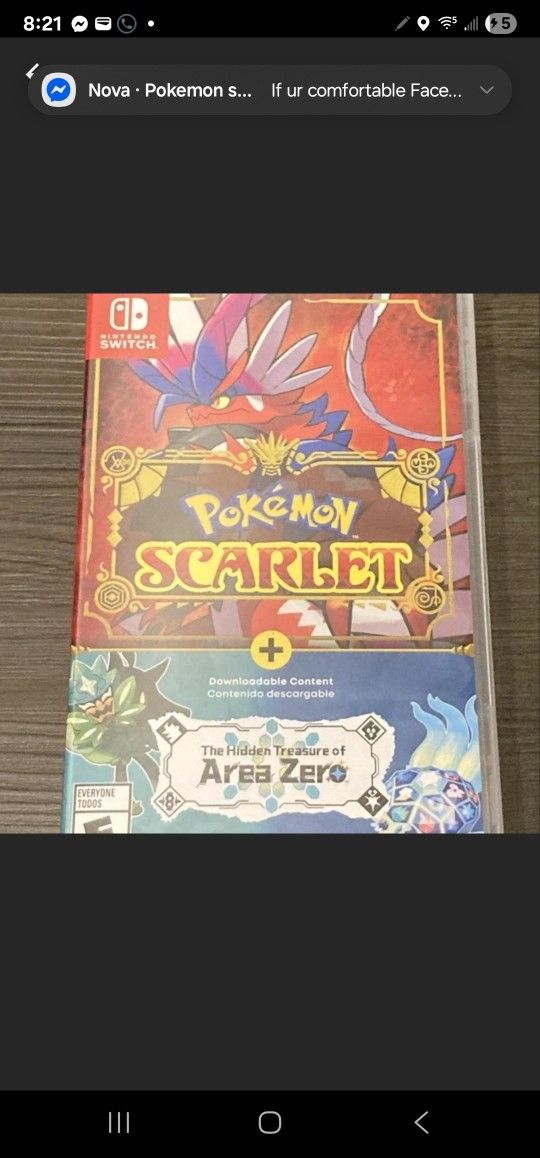 Pokemon Scarlet Area Zero