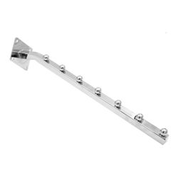 SSWBasics 18 Inch Chrome 7 Ball Wall Bracket 