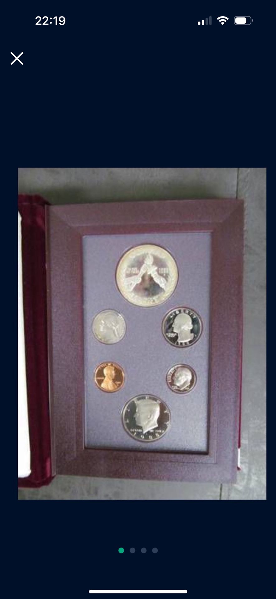 1988 U.S. Prestige Proof Set in OGP --INCLUDES 6 PROOF COINS & SILVER!