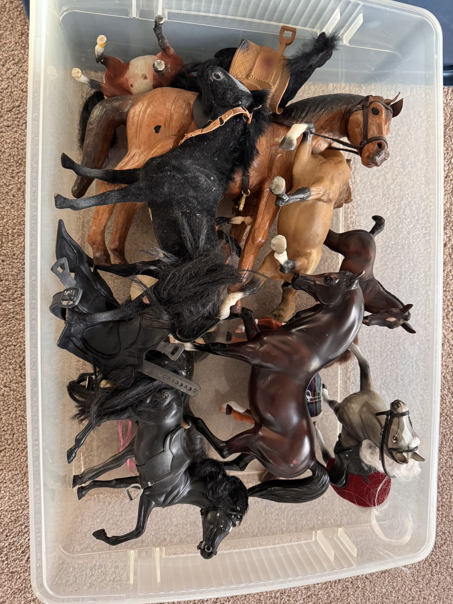Box Of Breyer Horses
