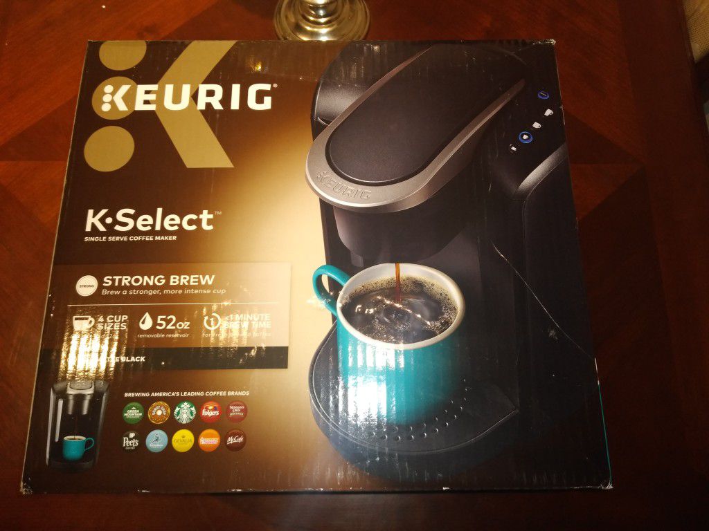 Keurig k-select k80 brand new sealed never used black color