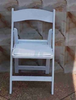 Resin padded chairs r,e,n,t