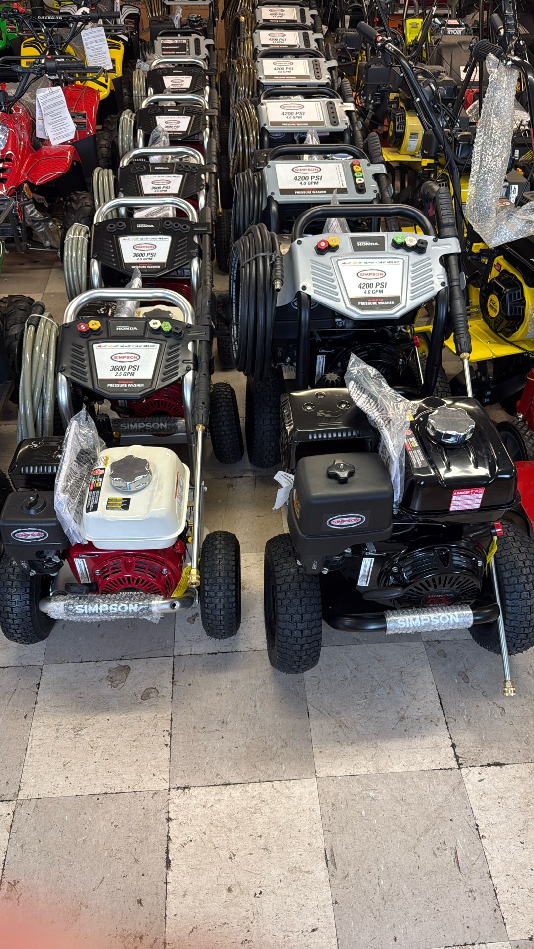 Honda Simpson 4200 Psi And 3600 Psi 