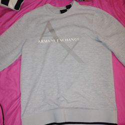 Armani Exchange Gray Crewneck