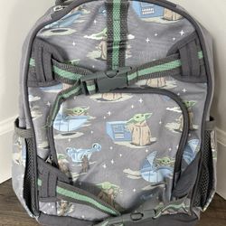 Pottery Barn Kids Mandalorian Grogu kids Backpacks 15” small