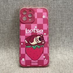 iPhone Case - Lotso Bear Lying Onto Strawberry