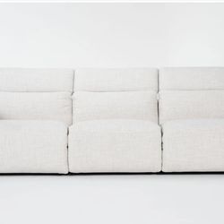 Almost new power recliner sofa