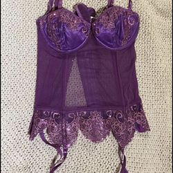 Dream Girls Purple Lingerie Set- New, Never Worn
