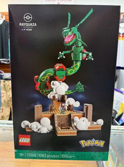 LEGO Pokémon Rayquaza 72168 Display Model 1083 PCS NEW SEALED