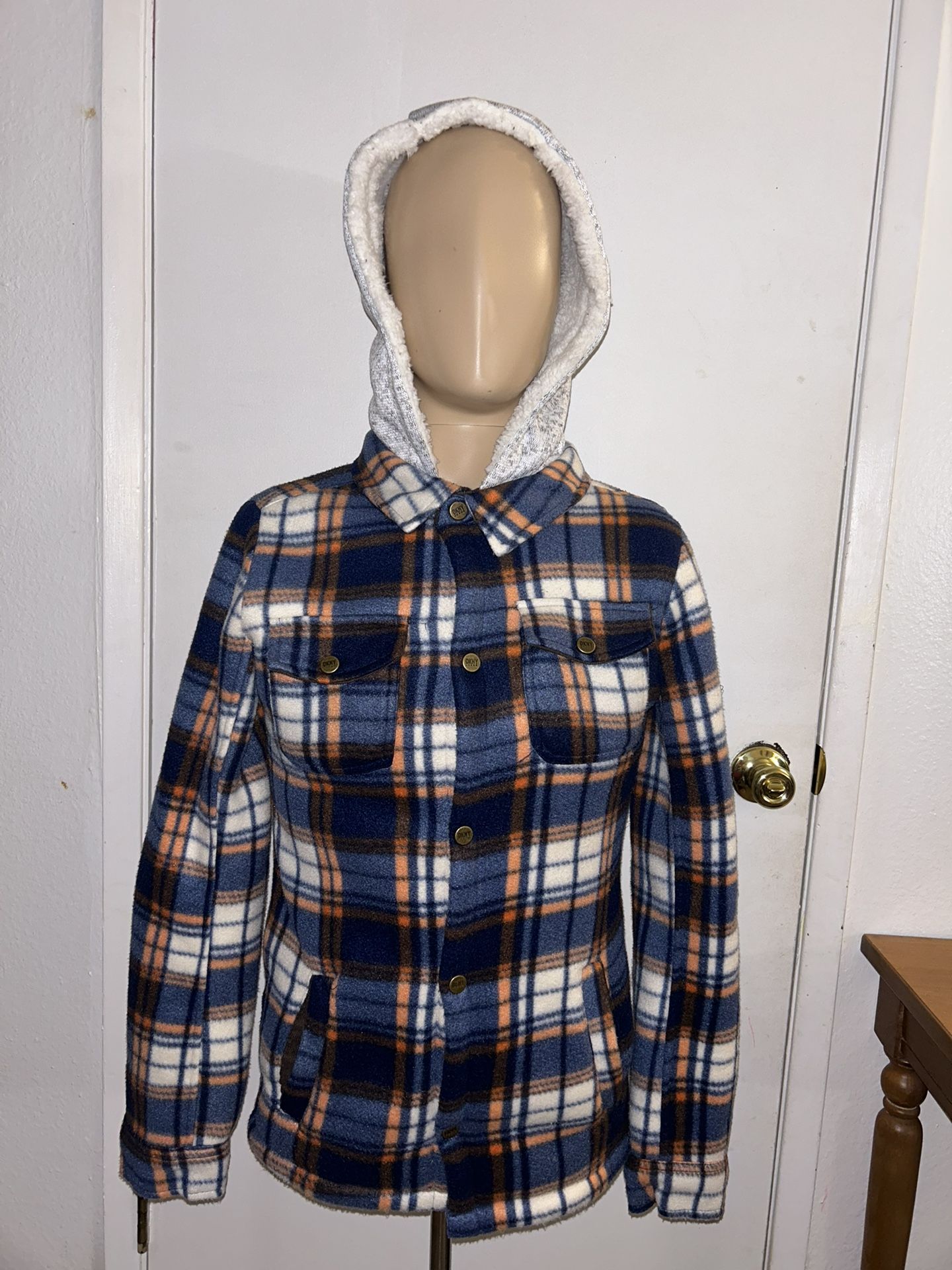 VTG DKNY JEANS Shirt Hoodie Block MultiColor Long Sleeves Unisex Youth Sz XL/TG