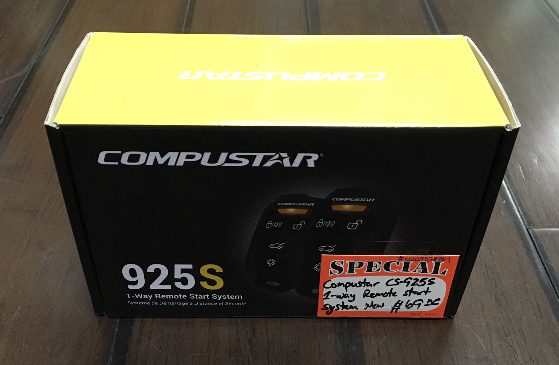 Compustar CS-925S 1-Way Remote Start System Brand New