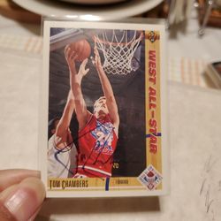 Tom Chambers Basketball Card 