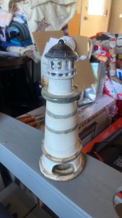 Light house glass decor