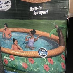 15 ft pool new in box, pump included