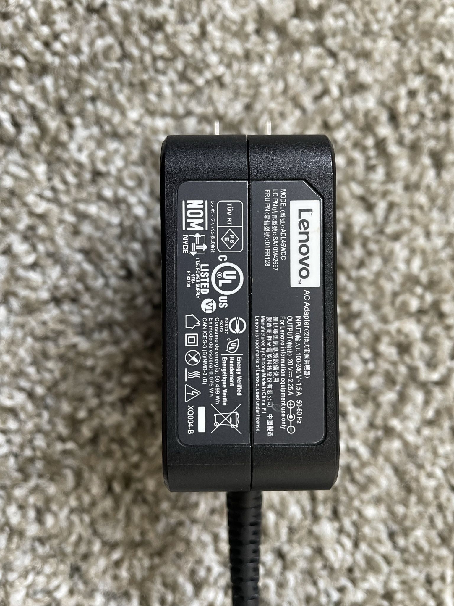Lenovo AC Adapter For Laptop