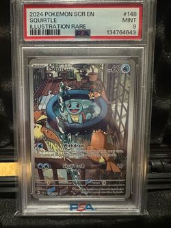 Squirtle Stellar Crown PSA 9