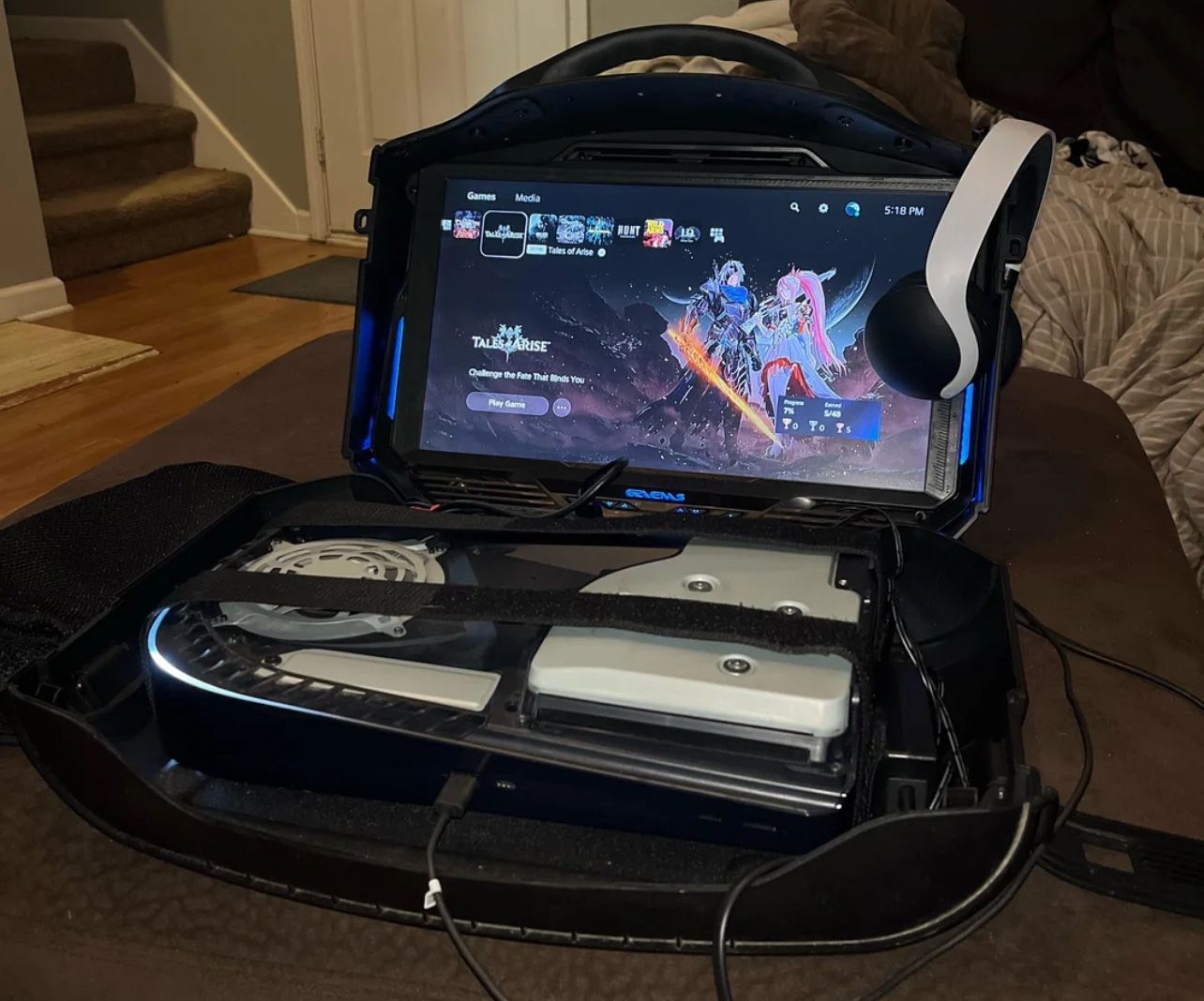 Portable Gaming Tv With Speakers & Charging Ports ( The Guardian )