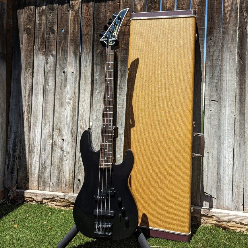 1986 Charvel Model 3B Bass Guitar Black Cherry MIJ