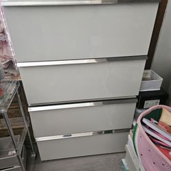 Two-drawer Nightstands, Picture Has Them Stacked On Top Of Each Other