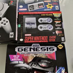 Official consoles Nintendo Sega PlayStation