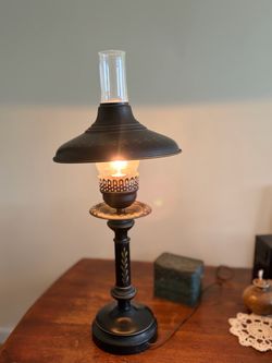 Vintage Hurricane Lamp
