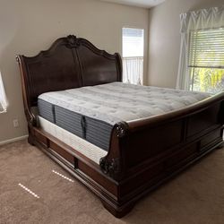 King Bedroom Set Solid Wood