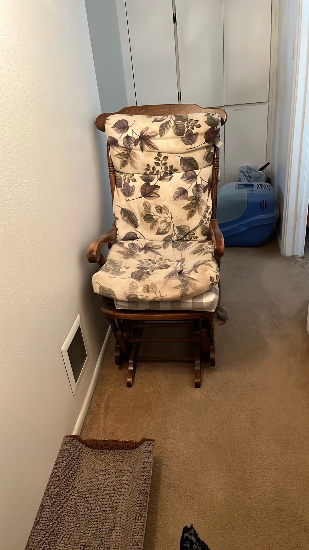 Wooden Glider Rocking Chair