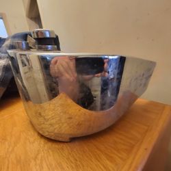 Harley Or Custom Aftermarket Oil Tank Chrome