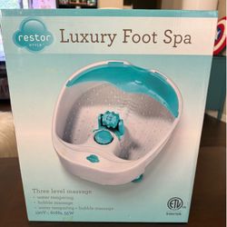Restor Style Luxury Foot Spa – Brand New