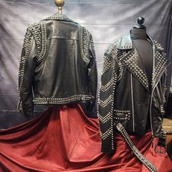 Custom Leather Jackets Rock And Roll/Biker/Fashion 