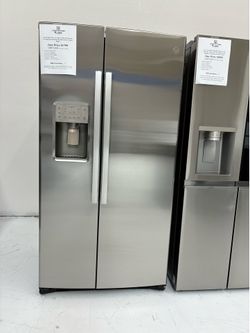 🇺🇸Memorial Day Sale!🫡GE Profile 21.9 cu. ft. Side by Side Refrigerator in Fingerprint Resistant Stainless Steel, Counter Depth $1,800 off MSRP!
