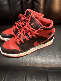 Red Jordan 1s Size 6 For Kids $20