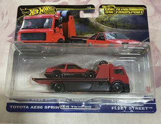 Hot Wheels Team Transport Toyota AE 86 Sprinter Trueno