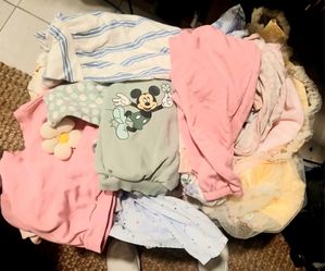 LARGE bin of 6-24month girl clothes