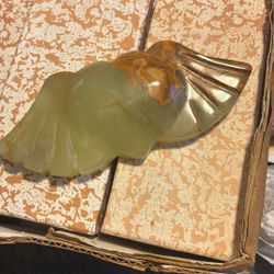 Stone Heart With Wings 5”approx 