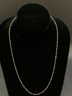 20" Gold adjustable necklace #35044