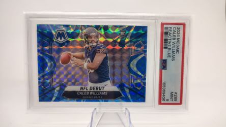 Caleb Williams 2024 Mosaic Reactive Blue #289 PSA 9