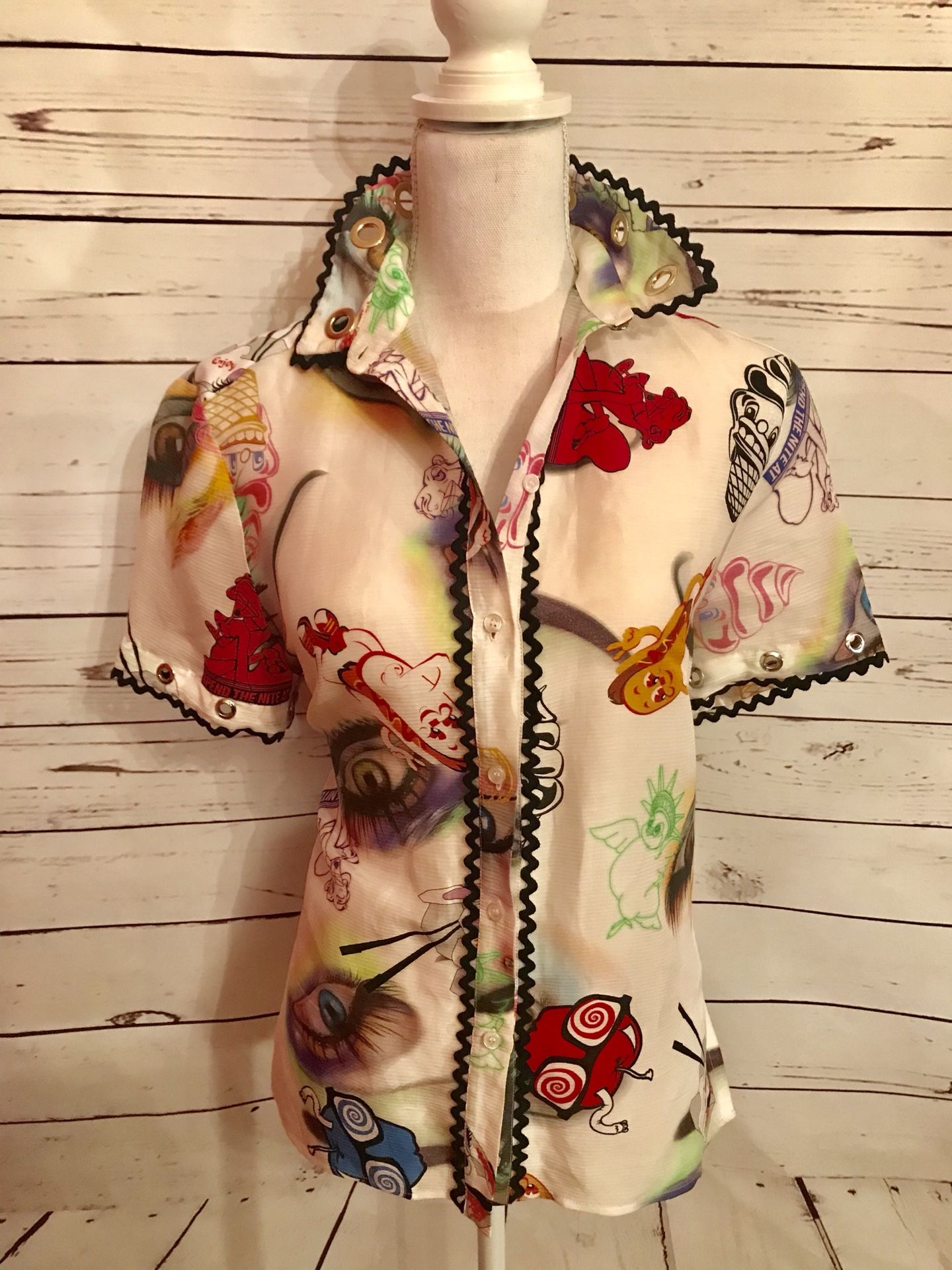 Visage Blouse Sz40,New Products : American Fashion Style Bags On Sale