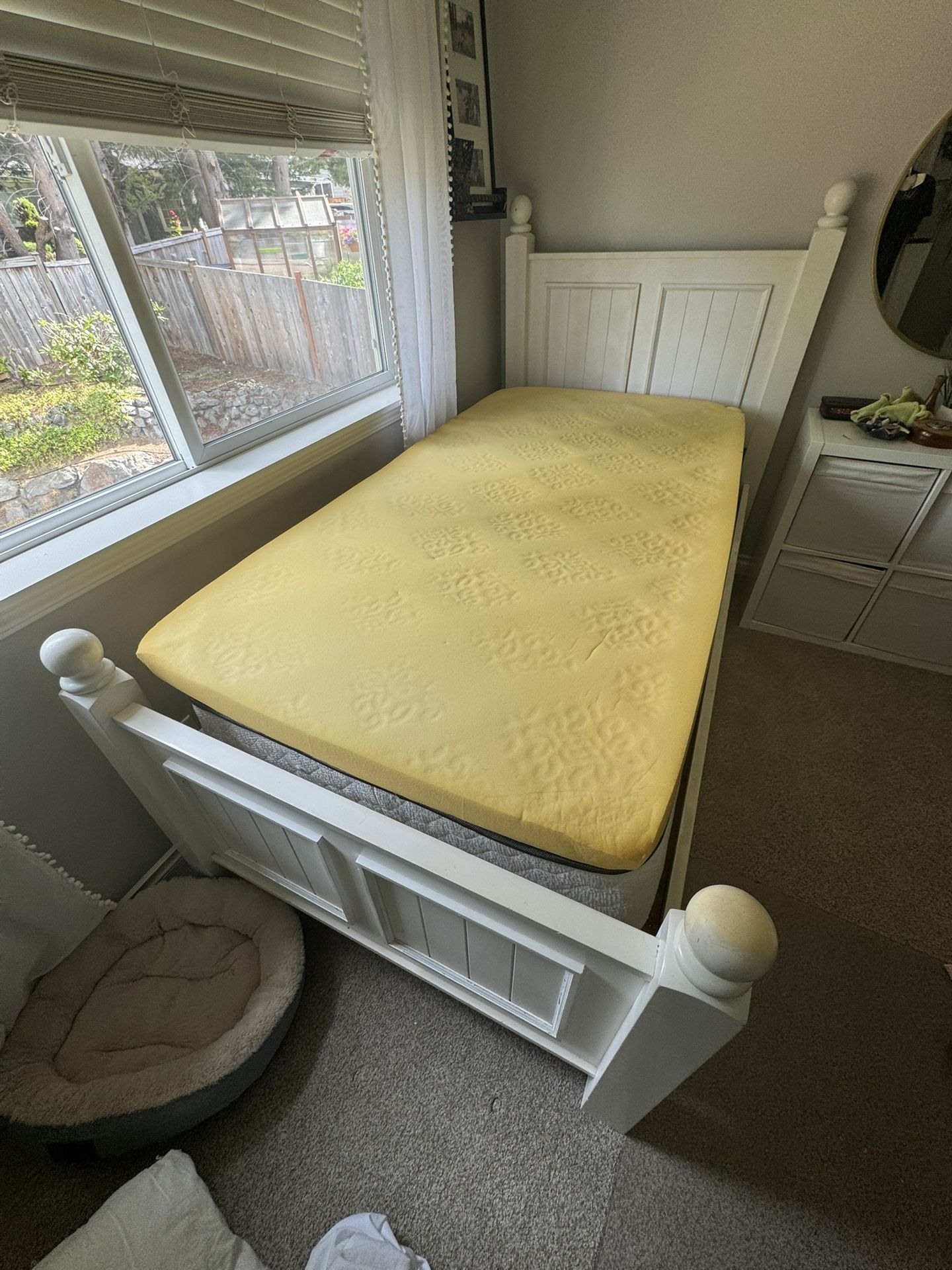 Twin Size Wood Bed Frame