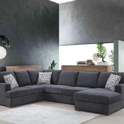 Balwyn Gray RAF Sectional /couch /Living room set