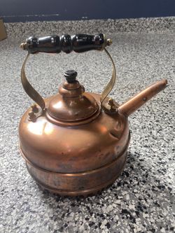 The “Simplex” Copper Kettle. Made In England Antique 