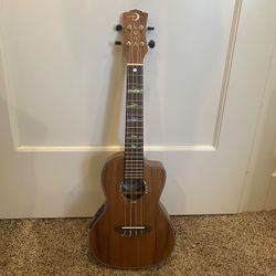 Luna High tide Concert Koa Acoustic Electric Ukulele