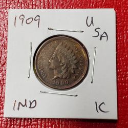 1909 1C Antique Restrike Coin