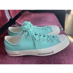 Converse Chuck Taylor All Star Teal Blue Shoes Sneaker Mens Size 9 Women’s 10.5