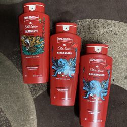 Old Spice Body Wash 3 For $12