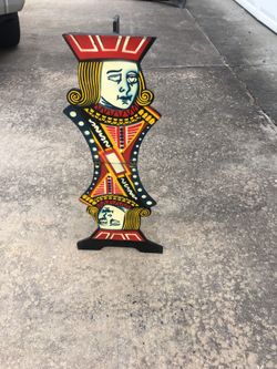 Wooden blackjack stand