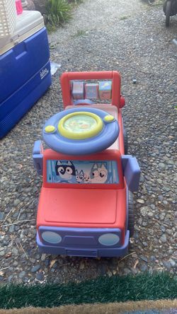 Ride on jeep or push around toy price 7$. Pick up. One.  Side. Tacoma