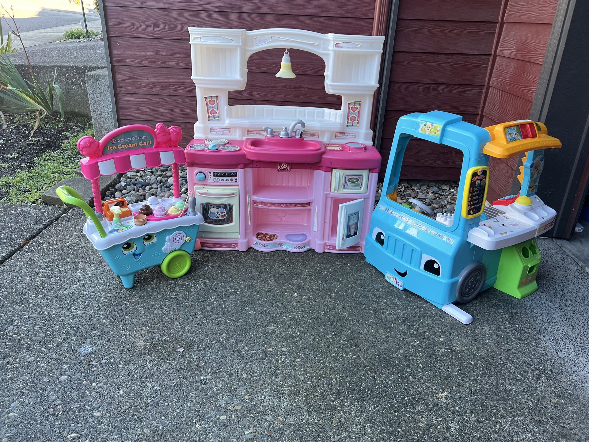 Ice Cream Truck, Kitchen And Food Truck