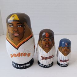 Tony Gwynn San Diego Padres Authentic BABOOSHKAH Russian Nesting Doll