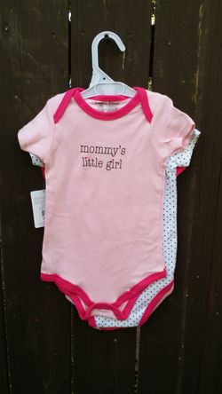 3 pc Onesie Girls 6-9 months